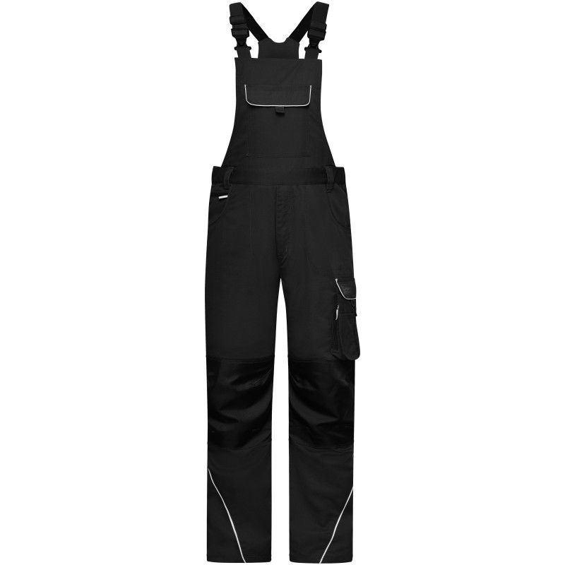 JN879 Workwear Pants with Bib - SOLID -