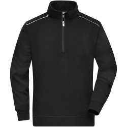 JN895 Workwear Half-Zip Sweat - SOLID -