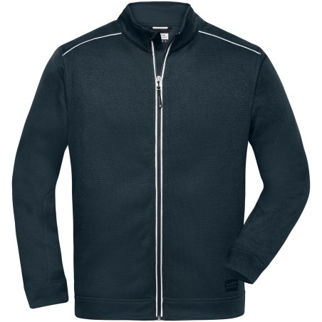 JN898 Men's Knitted Workwear Fleece Jacket - SOLID -