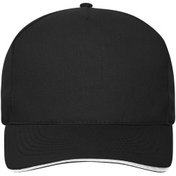 MB6238 5 Panel Sandwich Cap Bio Cotton