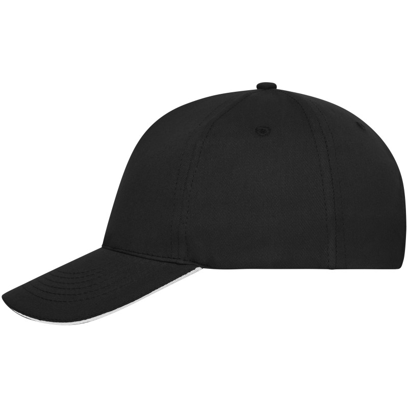 MB6238 5 Panel Sandwich Cap Bio Cotton