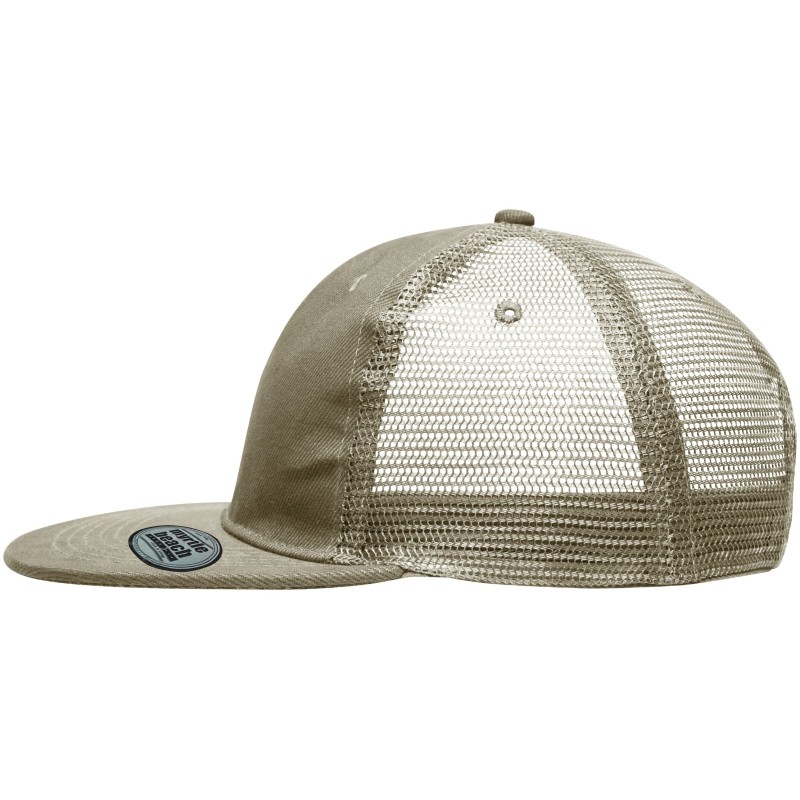 MB6509 6 Panel Flat Peak Cap