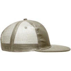 MB6509 6 Panel Flat Peak Cap