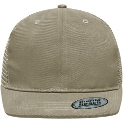 MB6509 6 Panel Flat Peak Cap