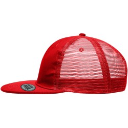 MB6509 6 Panel Flat Peak Cap