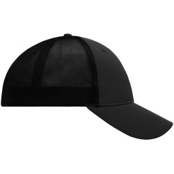 MB6215 6 Panel Elastic Fit Mesh Cap