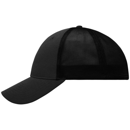 MB6215 6 Panel Elastic Fit Mesh Cap