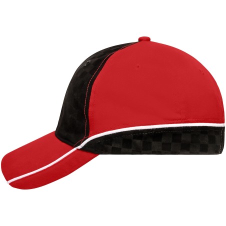 MB6560 5 Panel Racing Cap Embossed