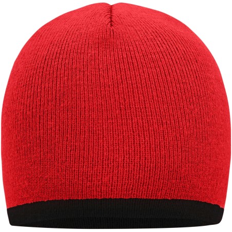 MB7584 Beanie with Contrasting Border