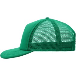 MB6508 5 Panel Flat Peak Cap