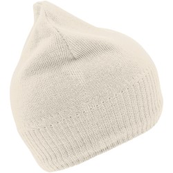 MB7925 Knitted Beanie with Fleece Inset