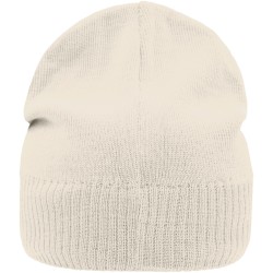 MB7925 Knitted Beanie with Fleece Inset