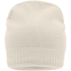 MB7925 Knitted Beanie with Fleece Inset