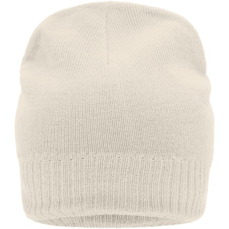 MB7925 Knitted Beanie with Fleece Inset