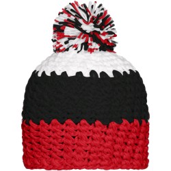 MB7940 Crocheted Cap with Pompon