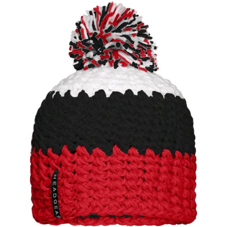 MB7940 Crocheted Cap with Pompon