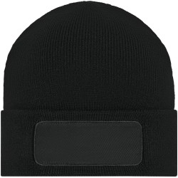 MB7403 Knitted Beanie with Patch