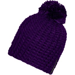 MB7939 Unicoloured Crocheted Cap with Pompon