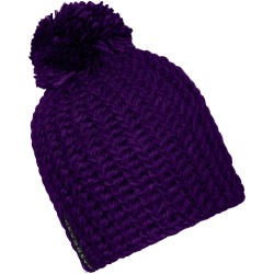 MB7939 Unicoloured Crocheted Cap with Pompon