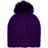 MB7939 Unicoloured Crocheted Cap with Pompon