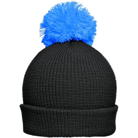 MB7967 Pompon Hat with Brim