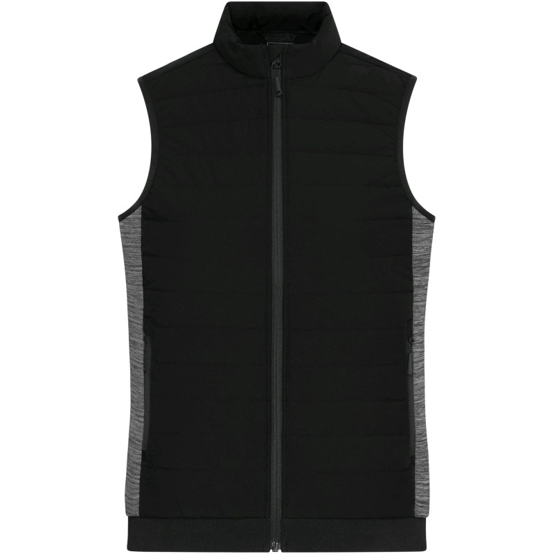 JN1863 Ladies' Padded Hybrid Vest