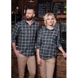 BF 7 Ladies' Checked Blouse Urban-Flair