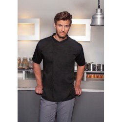 BJM 3 Short-Sleeve Throw-Over Chef Shirt Basic