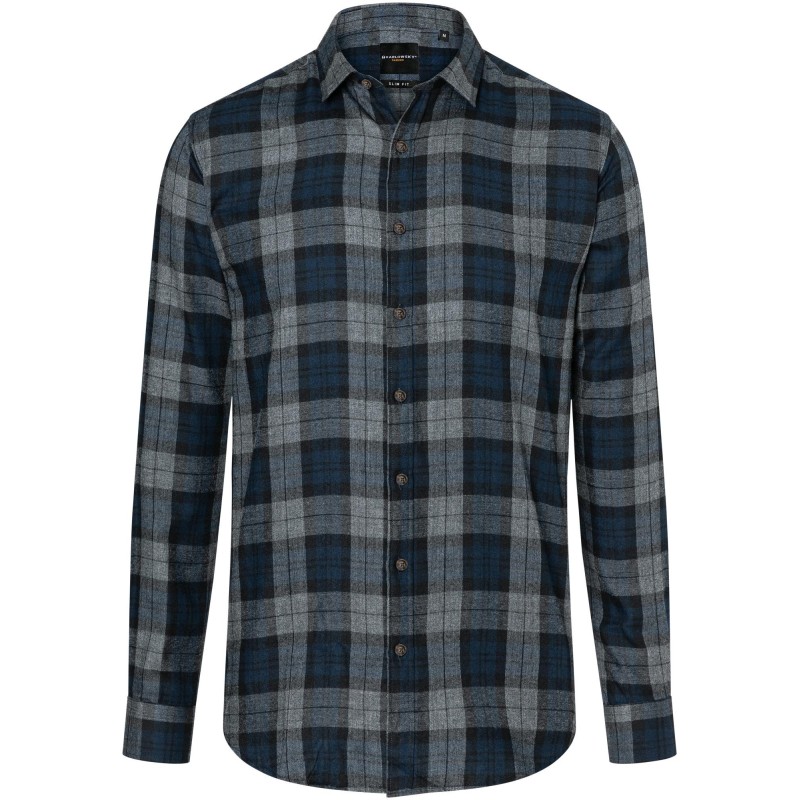 BM 8 Men's Checked Shirt Urban-Style