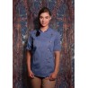 JF 21 Short-Sleeve Ladies' Chef Jacket Jeans-Style