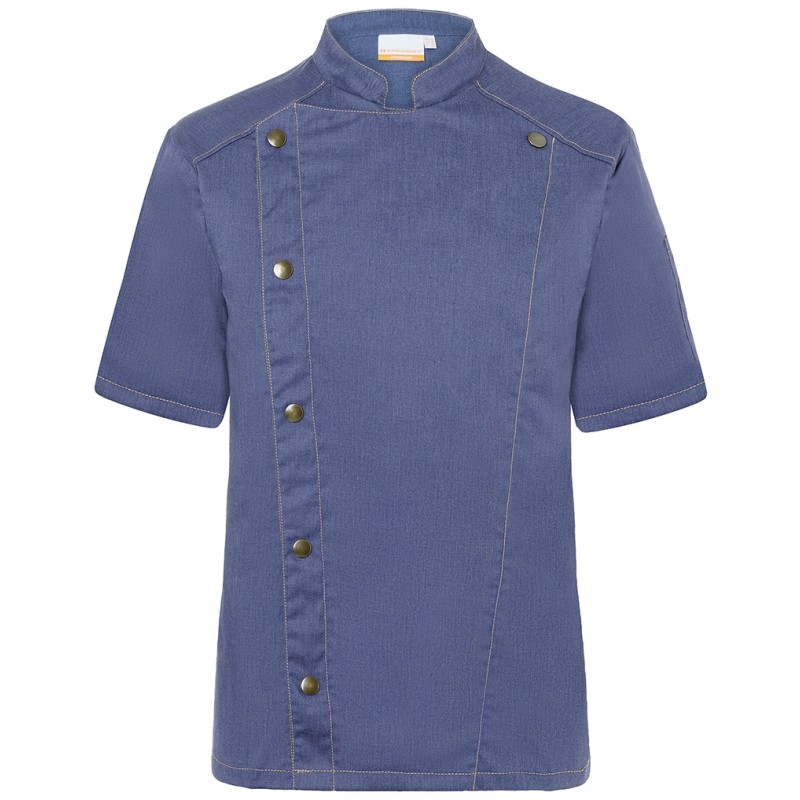 JM 32 Short-Sleeve Chef Jacket Jeans-Style