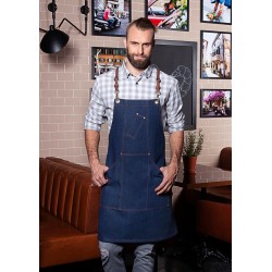 LS 28 Bib Apron Denim X-Style