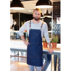 LS 28 Bib Apron Denim X-Style