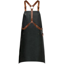 LS 35 Leather Bib Apron X-Style