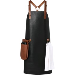 LS 35 Leather Bib Apron X-Style