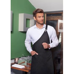 LS 36 Asymmetrical Bib Apron Classic with Pocket