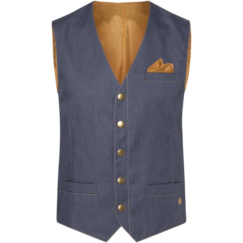 WM 3 Men's Waistcoat Jeans-Style