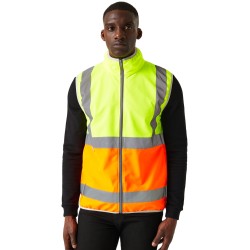 TRS257 Pro Hi-Vis Zip Collar Vest