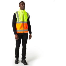 TRS257 Pro Hi-Vis Zip Collar Vest