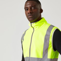 TRS257 Pro Hi-Vis Zip Collar Vest