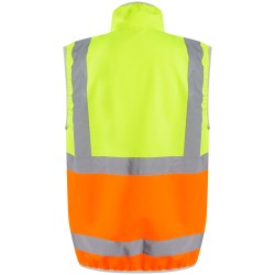 TRS257 Pro Hi-Vis Zip Collar Vest