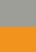 Grey Melange/Orange